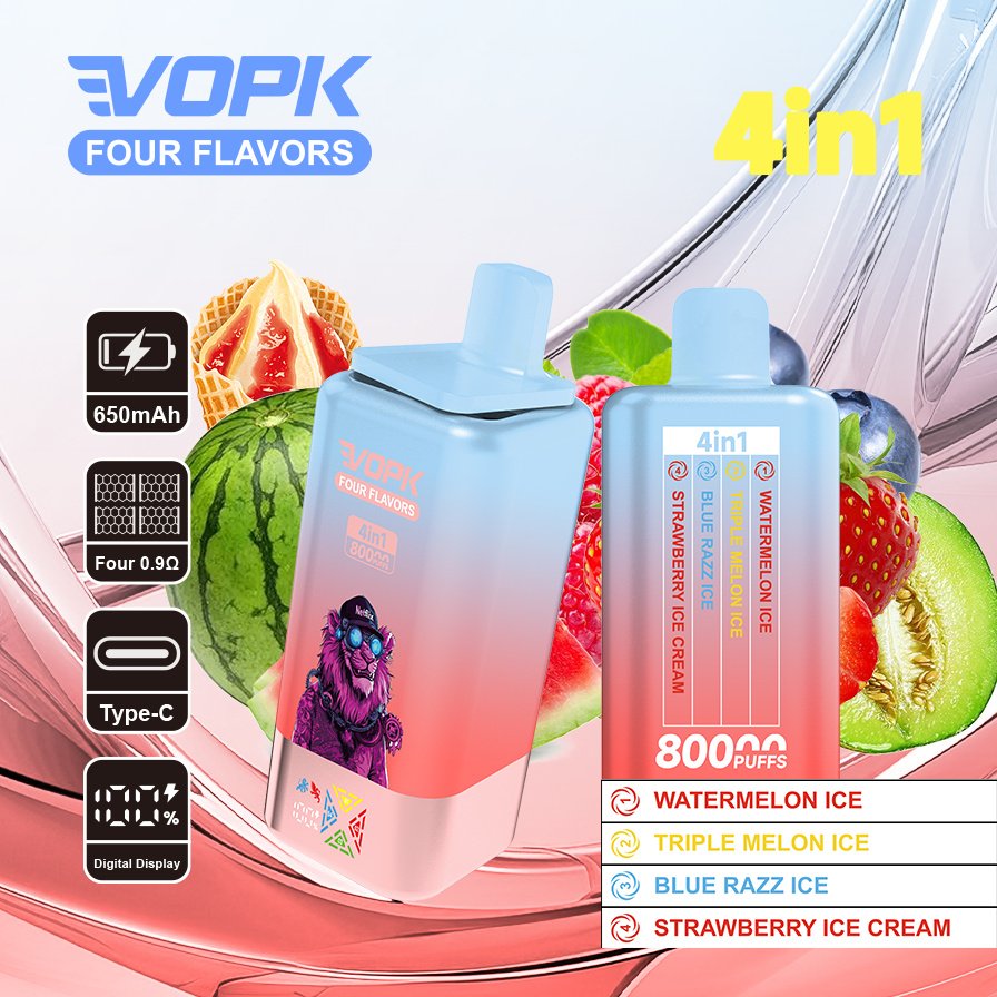 FOUR FLAVORS80000 - Premium Disposable Vape Preview